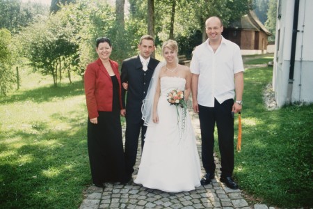 Susanne & Erwin Pointinger mit Brautpaar